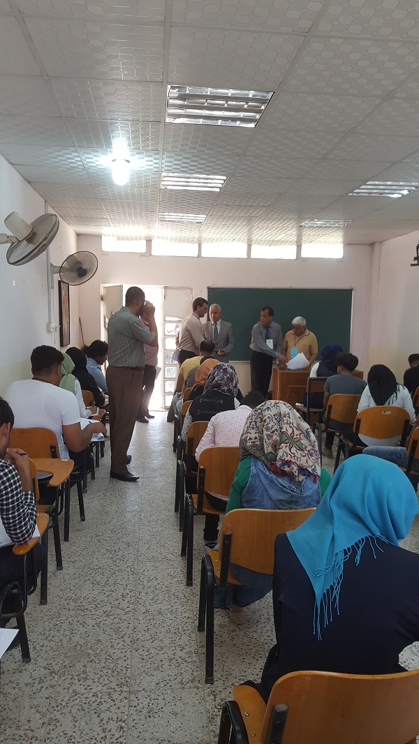 الامتحانات النهائية في كلية الفنون الجميلة