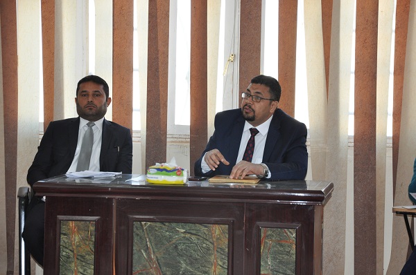 اجتماع السيد عميد الكلية ومرحلة البناء والاعمار