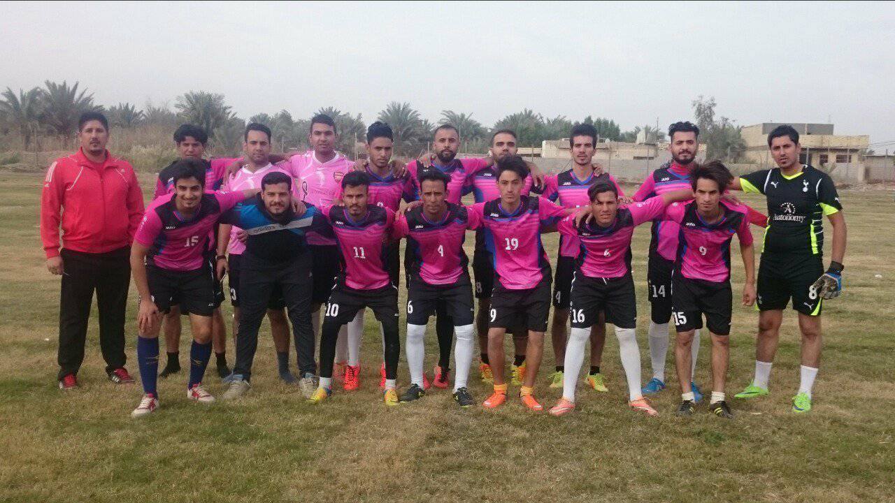 كلية الفنون الجميلة تشارك في بطولة الجامعة بلعبة كرة القدم