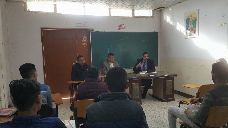 لقاء السيد عميد كلية الفنون الجميلة بالطلبة الجدد المقبولين للعام الدراسي 2017-2018