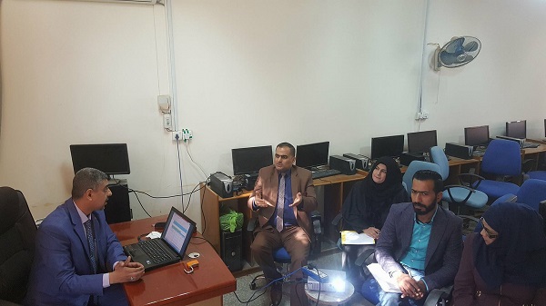 كلية الفنون الجميلة وكلية الطب البيطري يعقدان ورشة عمل حول برنامج الغيابات الالكتروني