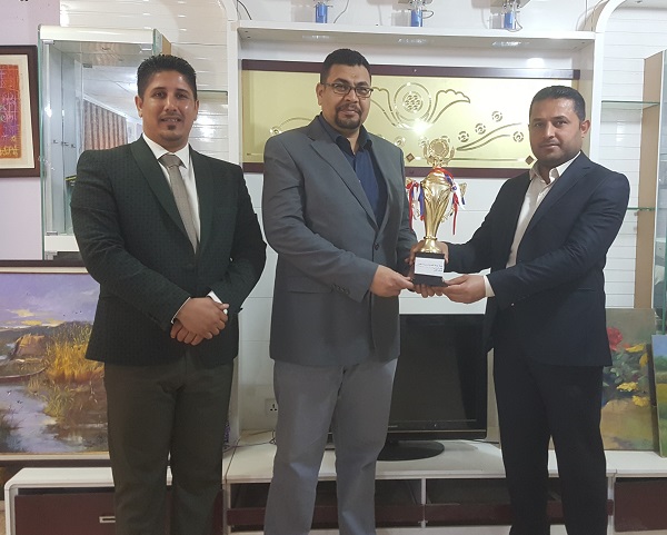 كليتنا تفوز بالمركز الاول على  كليات جامعة القادسية في بطولة الريشة الطائرة للطالبات