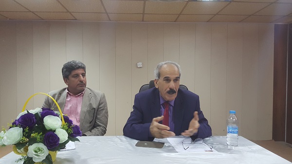 محاضرة حوارية بعنوان (الفضاء المسرحي بين التقليد والتجديد ) للدكتور باسم الاعسم