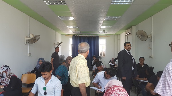 توأمة الامتحانات النهائية  بين كلية الفنون الجميلة جامعة القادسية وكلية الحلة الجامعة