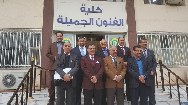 كلية الفنون الجميلة – جامعة القادسية تشارك في اجتماع عمداء كليات الفنون الجميلة  في رحاب جامعة واسط