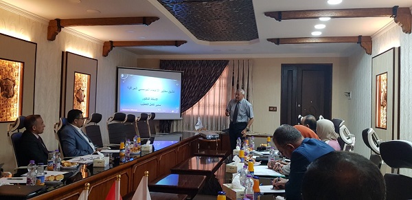 عميد كلية الفنون الجميلة جامعة القادسية يحضر اجتماع مجلس تحسين جودة الفنون الجميلة والتطبيقية في رحاب الكلية الادارية