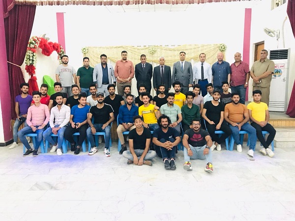 كلية الفنون الجميلة في جامعة القادسية تقيم مأدبة افطار لطلبتها الساكنين في الاقسام الداخلية بحضور السيد  رئيس الجامعة ومساعده الاداري