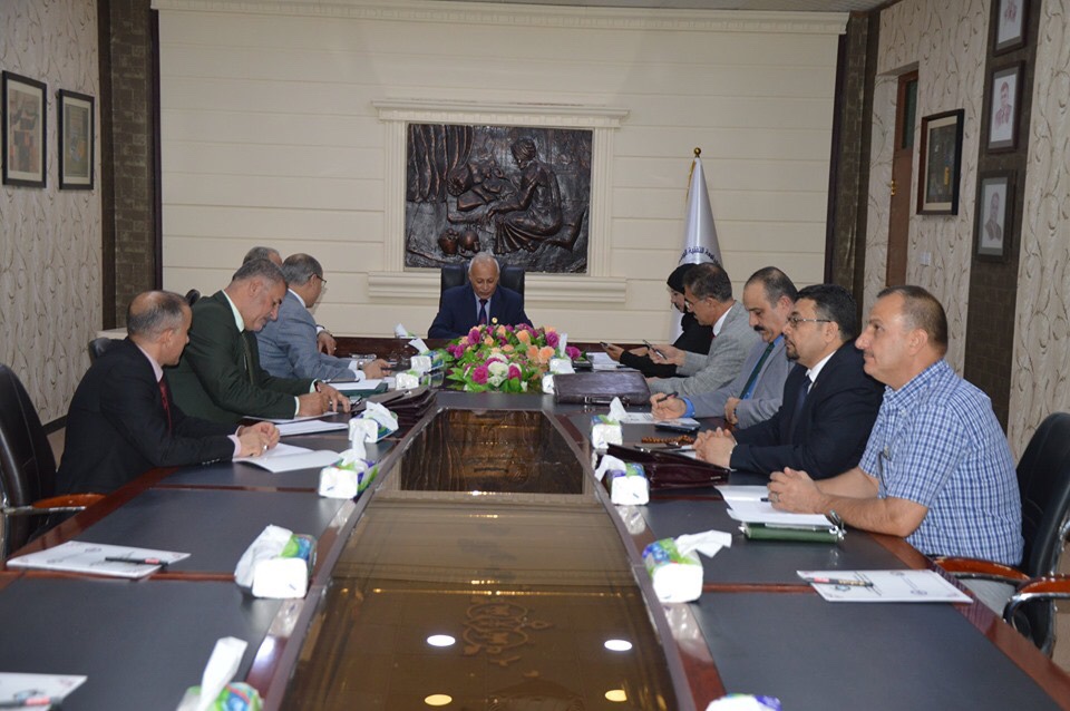 مجلس تحسين الجودة لكليات الفنون الجميلة والتطبيقية يعقد اجتماعة  في رحاب كلية الفنون التطبيقية